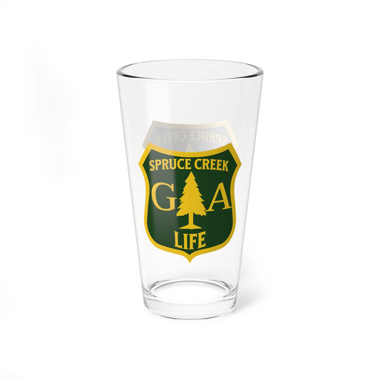 Spruce Creek Life Forest Shield Glass Cup 16oz