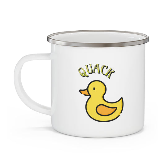 Quack Enamel Camping Mug