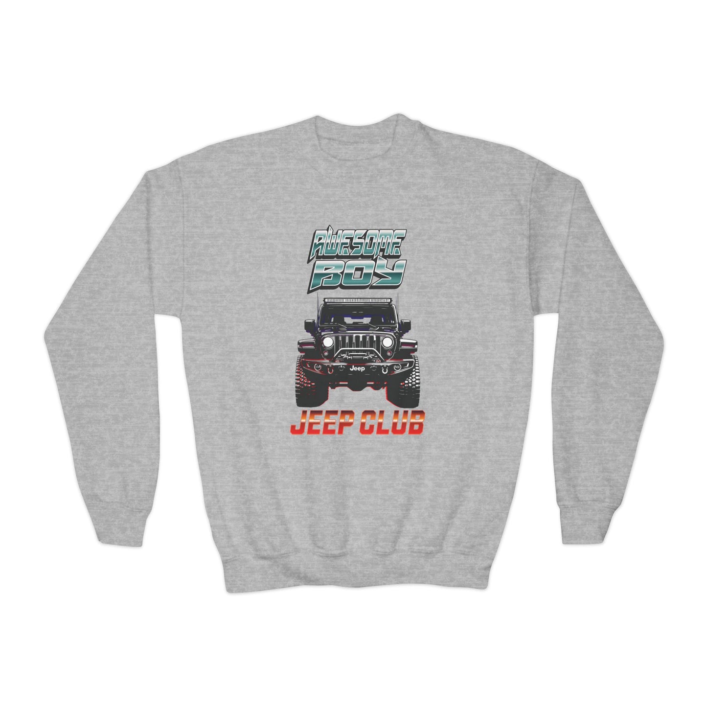 Awesome Boy Jeep Club Youth Sweatshirt