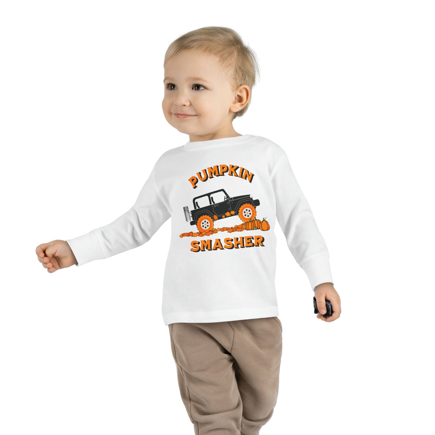 Pumpkin Smasher-Toddler Long Sleeve