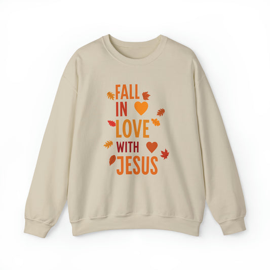 Fall In Love With Jesus-Sweatshirt