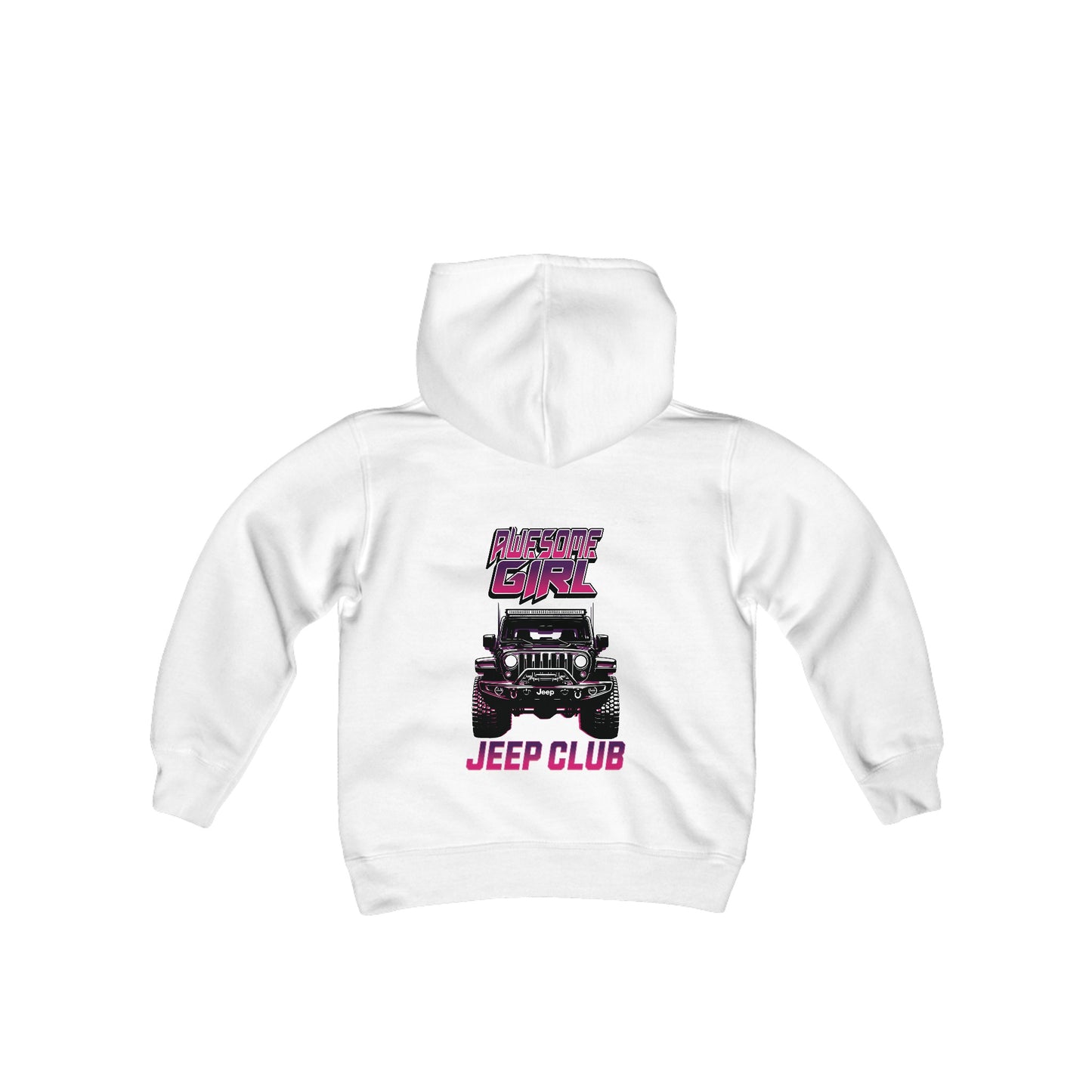 Awesome Girl Jeep Club Youth Hoodie