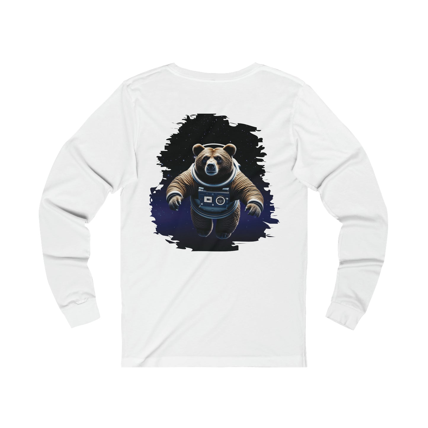 Bear In Space-Long Sleeve Tee