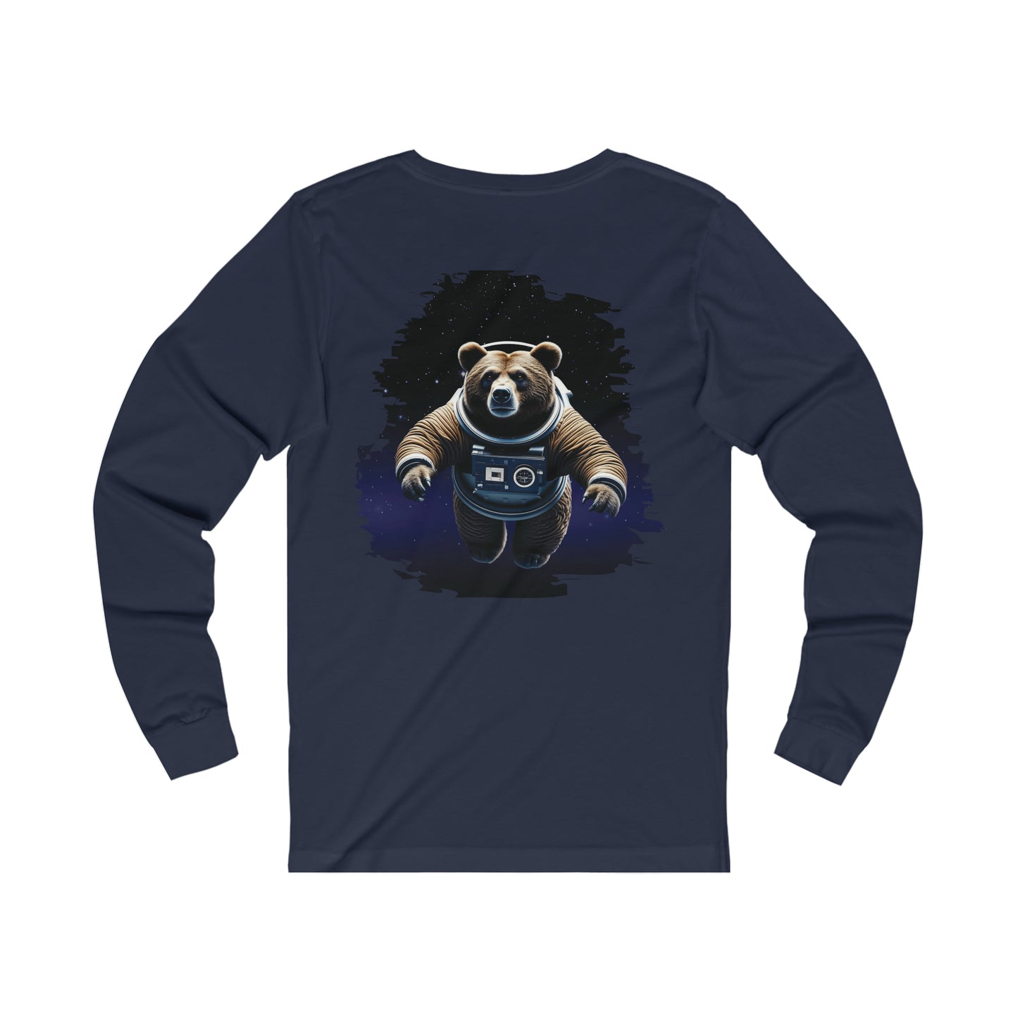 Bear In Space-Long Sleeve Tee