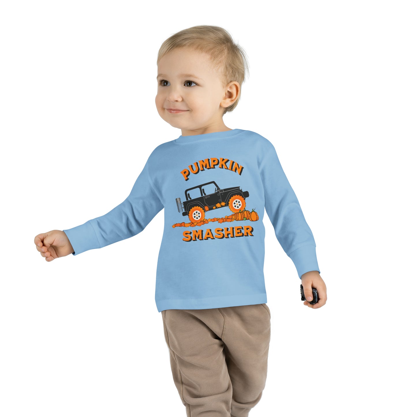 Pumpkin Smasher-Toddler Long Sleeve