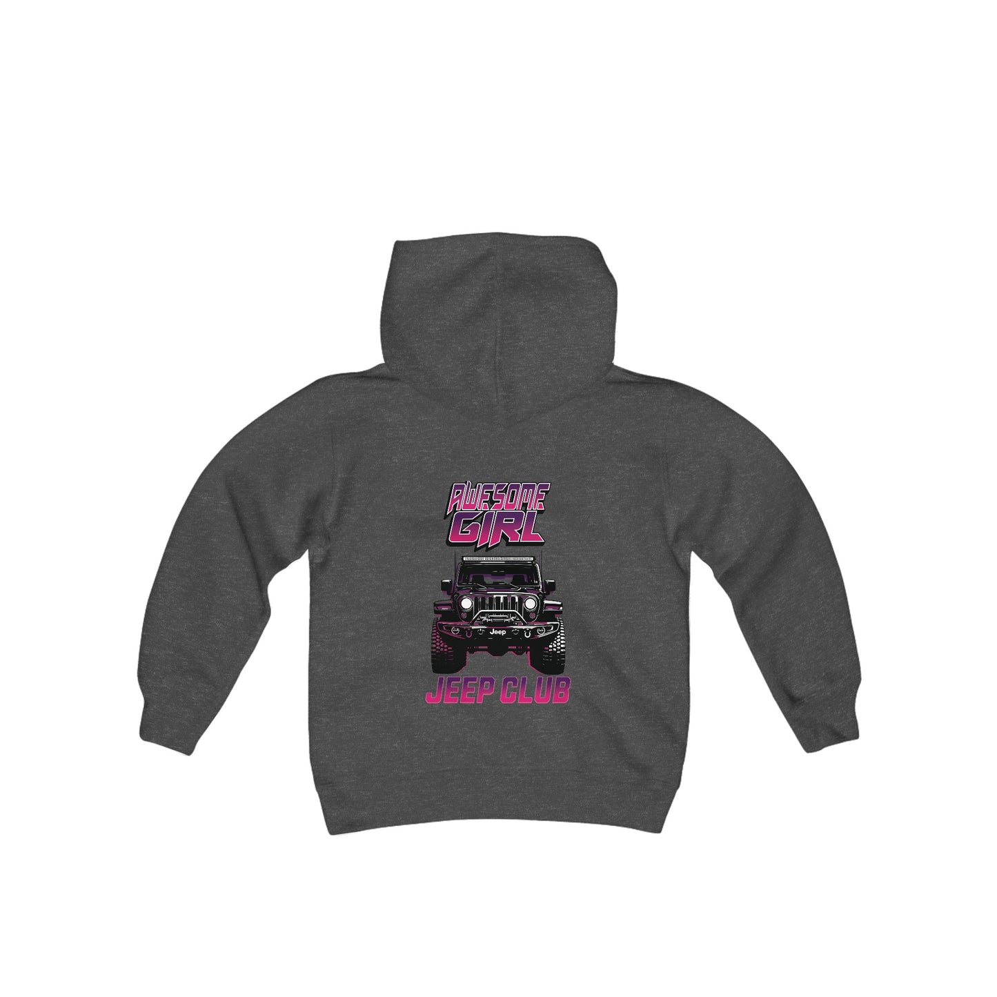 Awesome Girl Jeep Club Youth Hoodie