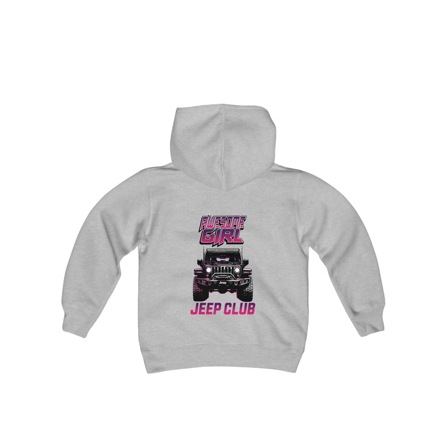 Awesome Girl Jeep Club Youth Hoodie