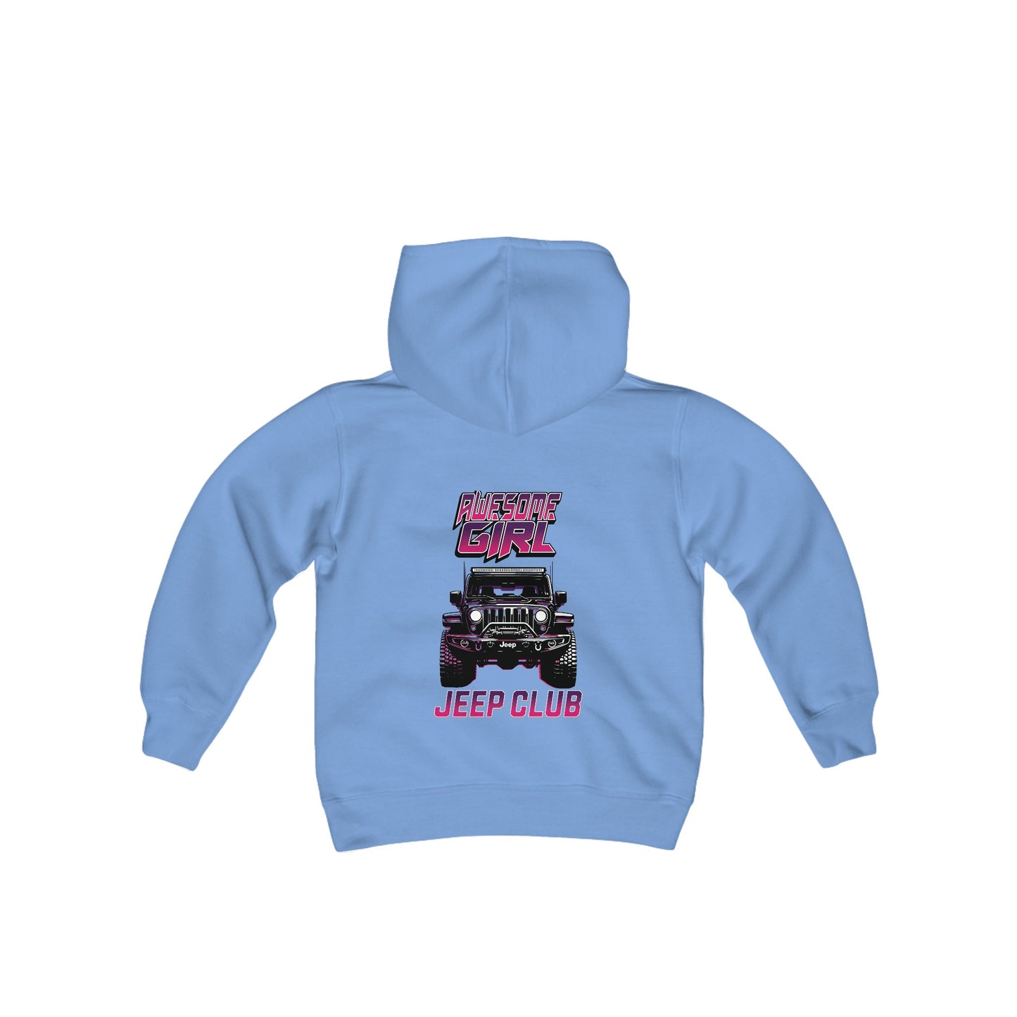 Awesome Girl Jeep Club Youth Hoodie