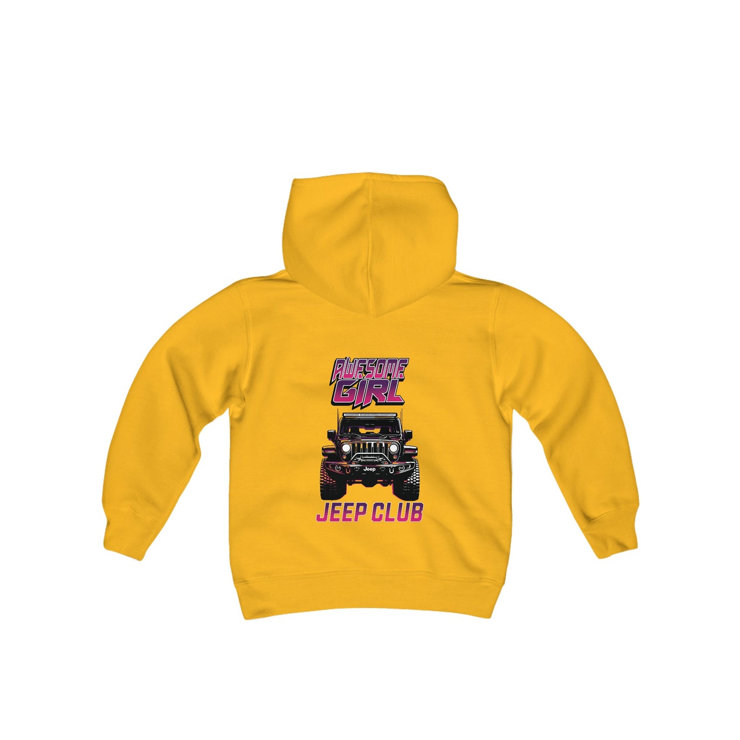 Awesome Girl Jeep Club Youth Hoodie