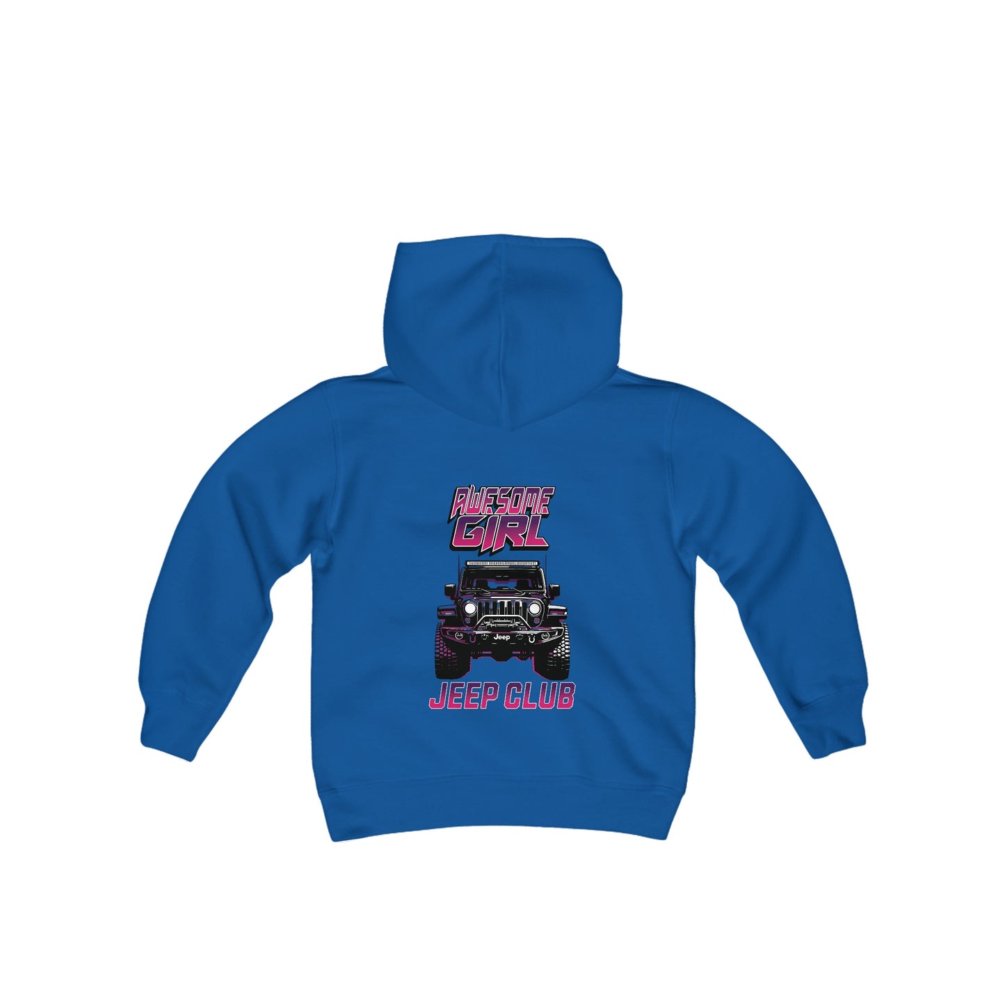 Awesome Girl Jeep Club Youth Hoodie