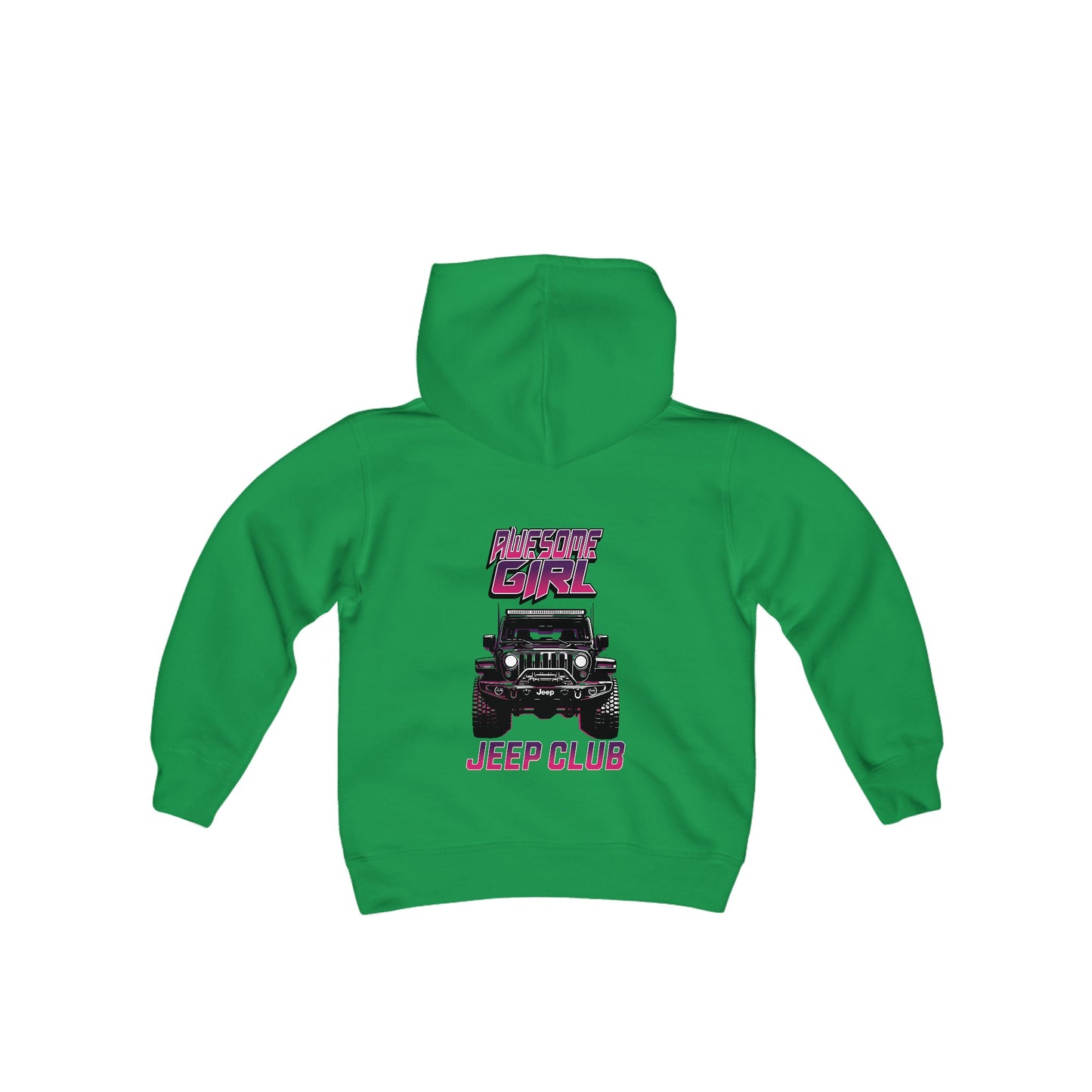 Awesome Girl Jeep Club Youth Hoodie