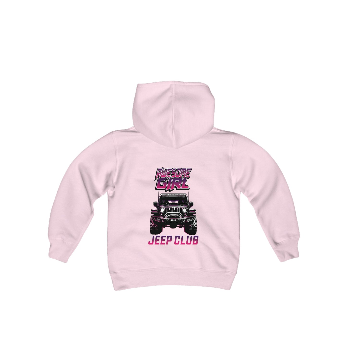 Awesome Girl Jeep Club Youth Hoodie