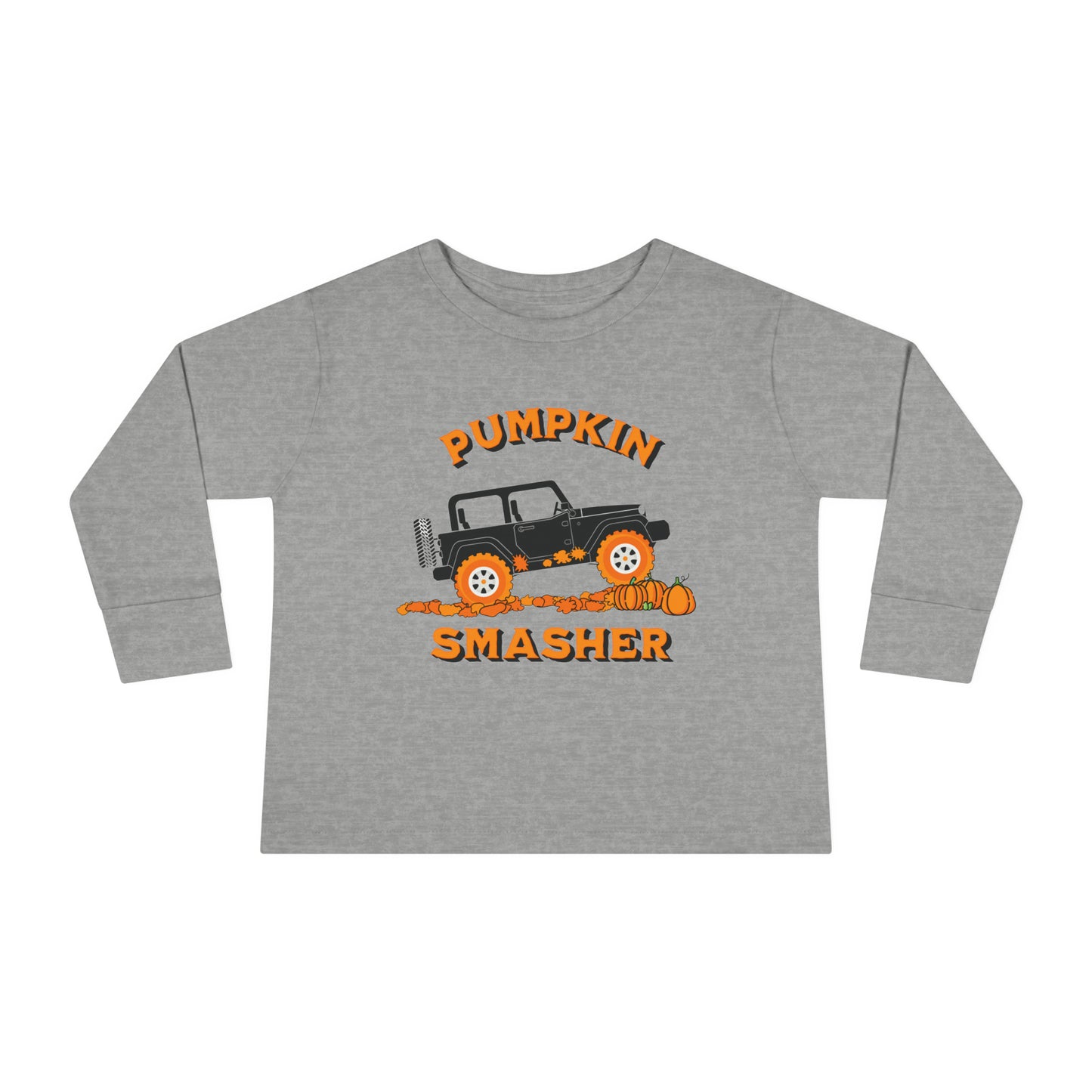 Pumpkin Smasher-Toddler Long Sleeve