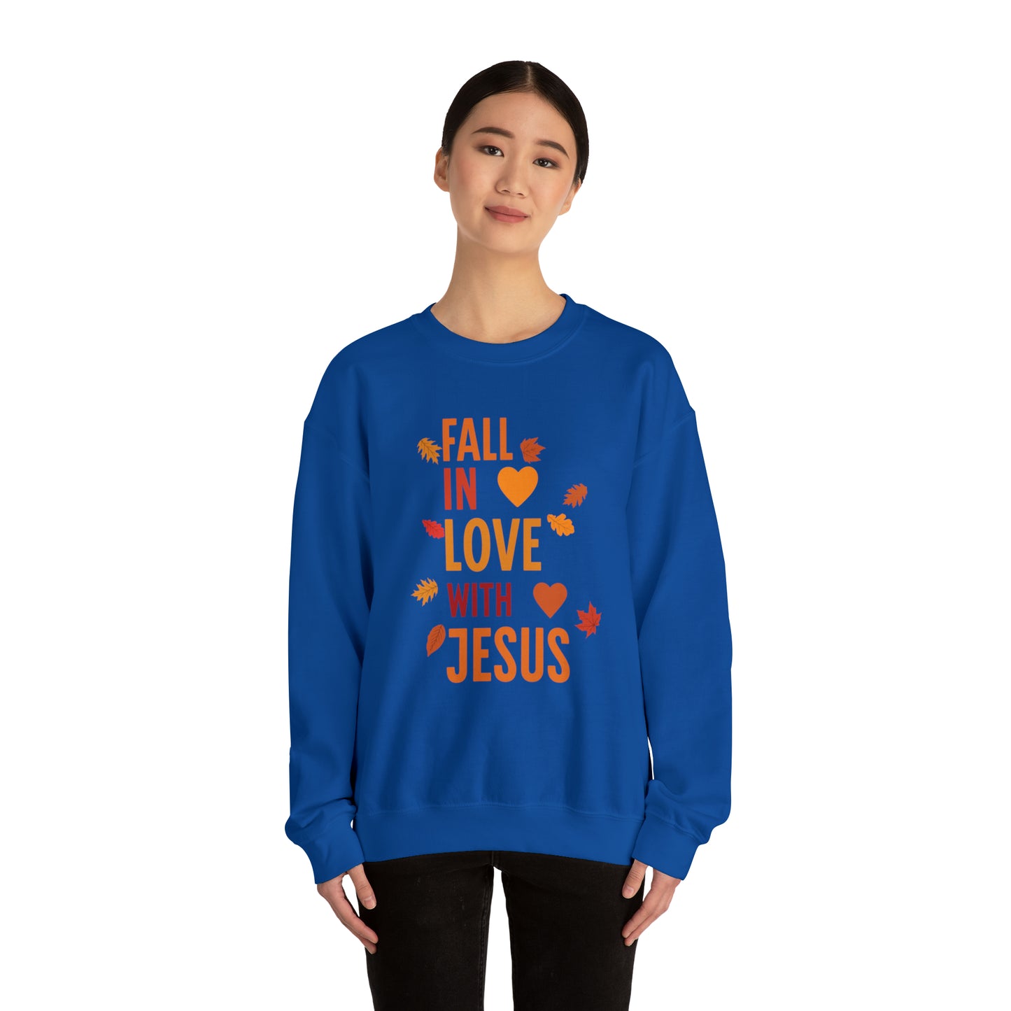 Fall In Love With Jesus-Sweatshirt