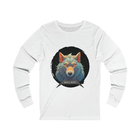 SPACE WOLF CIRCLE-Long Sleeve Tee