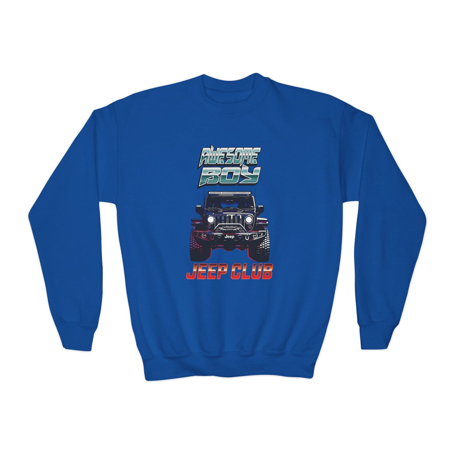 Awesome Boy Jeep Club Youth Sweatshirt