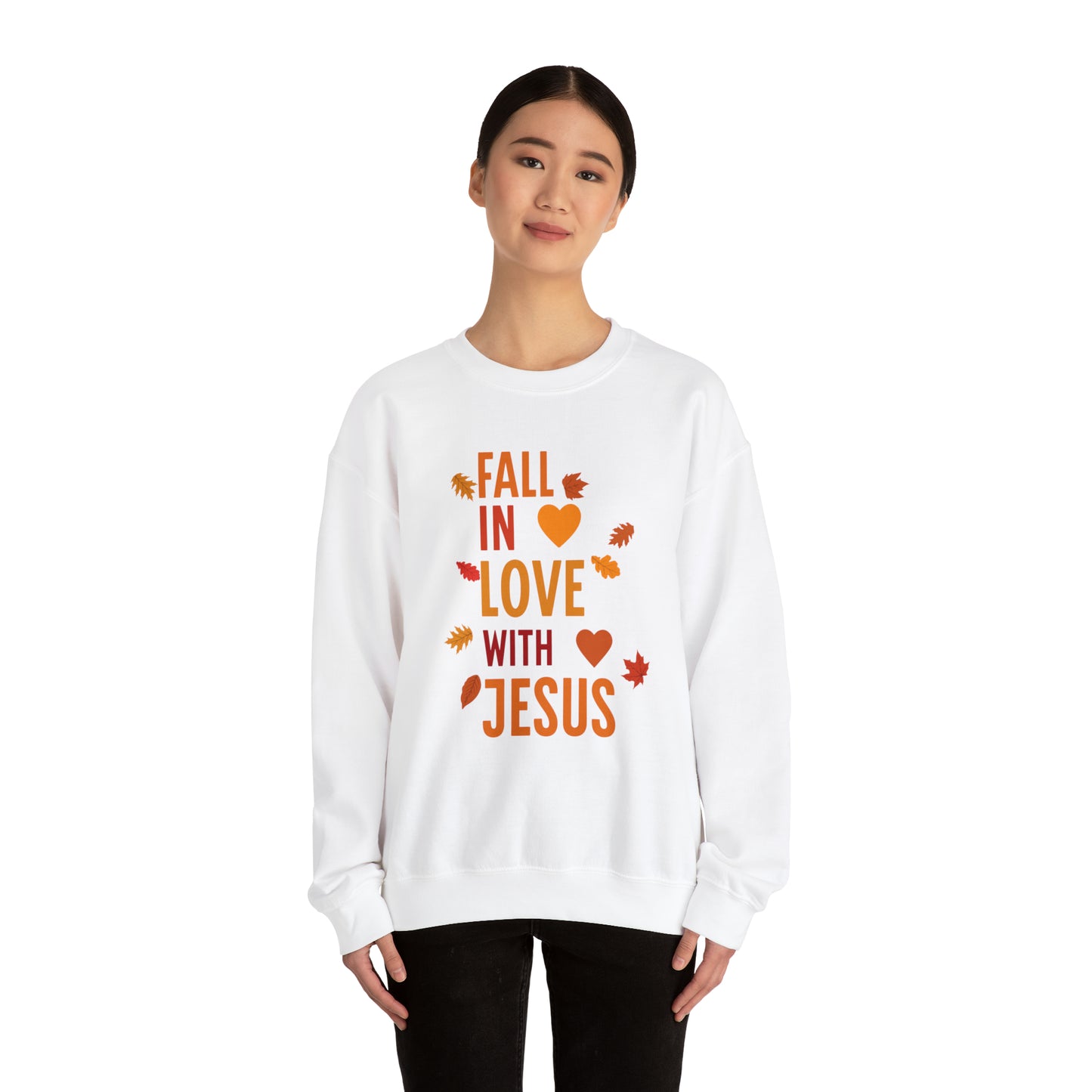 Fall In Love With Jesus-Sweatshirt