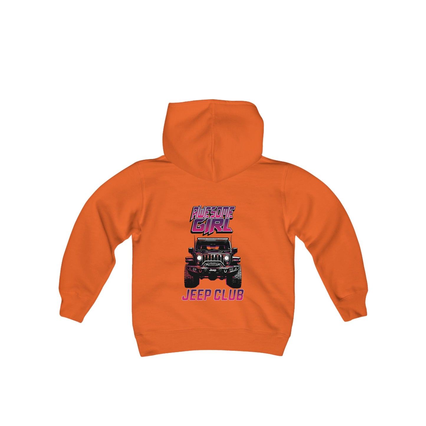 Awesome Girl Jeep Club Youth Hoodie