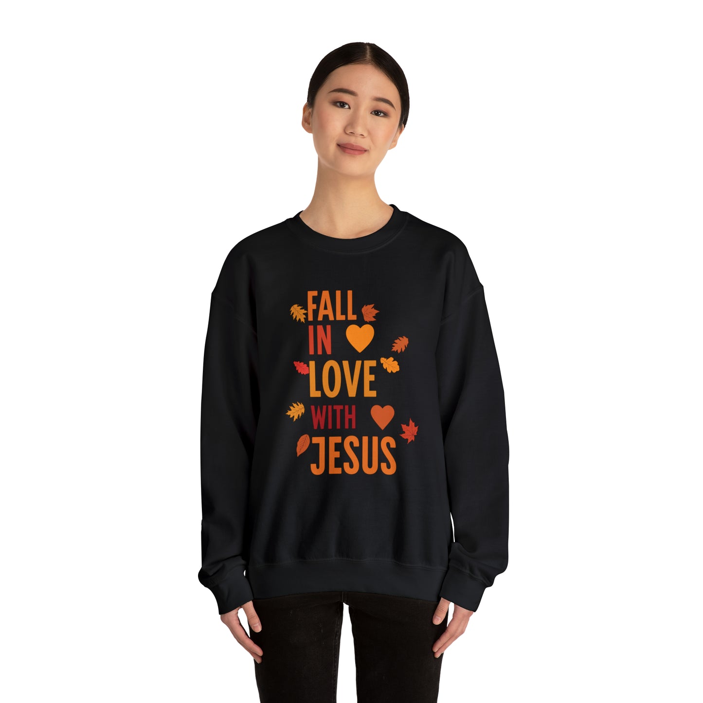 Fall In Love With Jesus-Sweatshirt