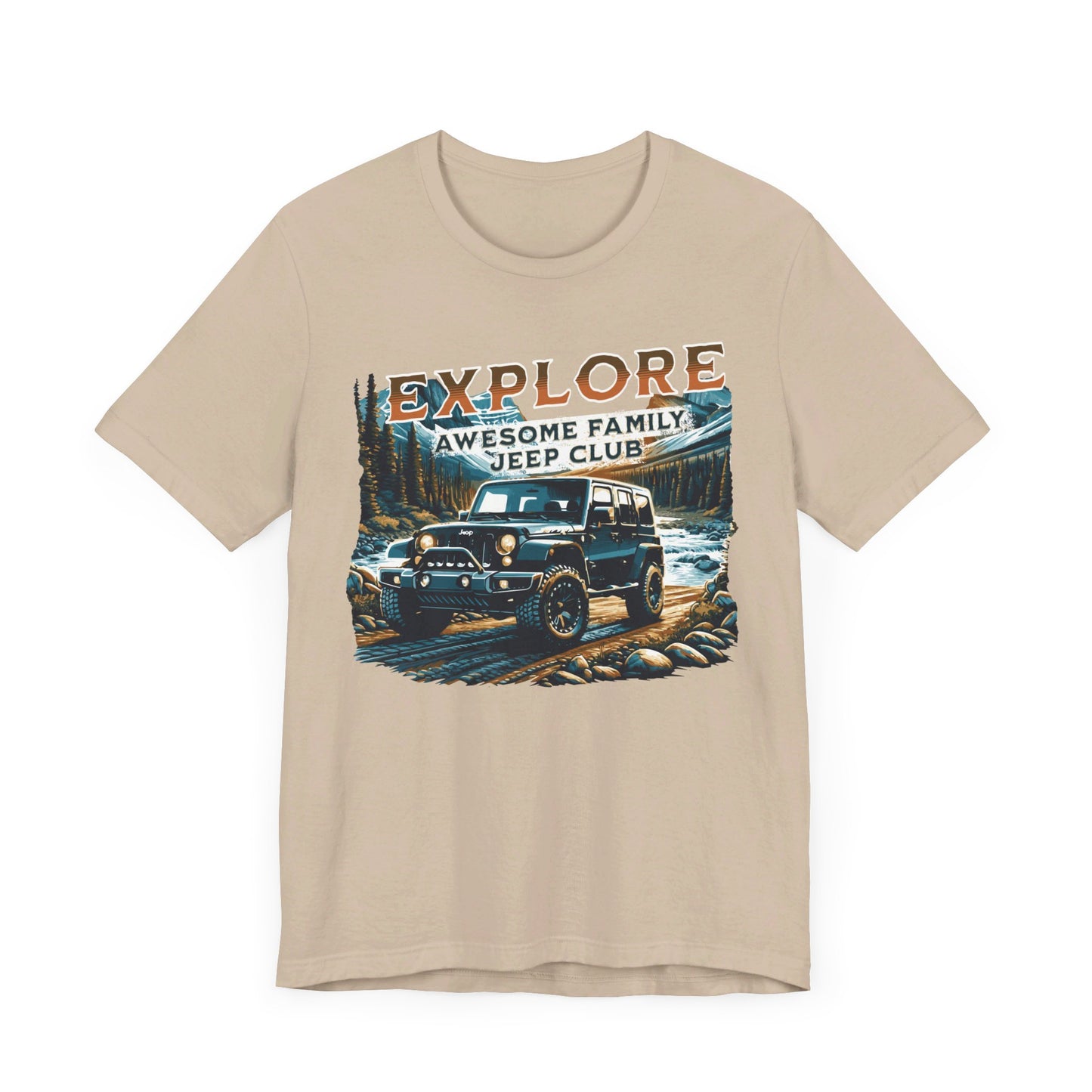 EXPLORE Awesome Family Jeep Club-T-Shirt