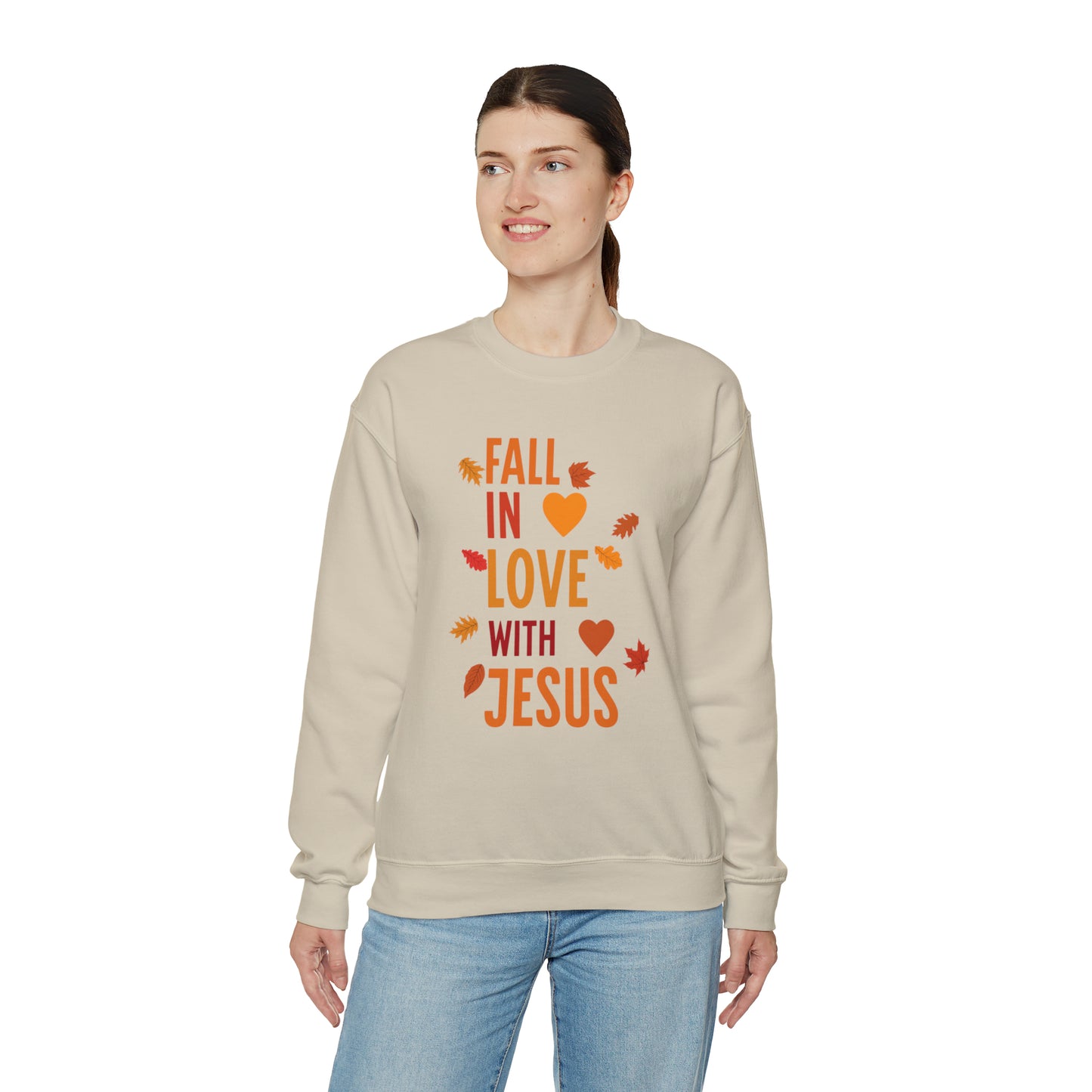 Fall In Love With Jesus-Sweatshirt