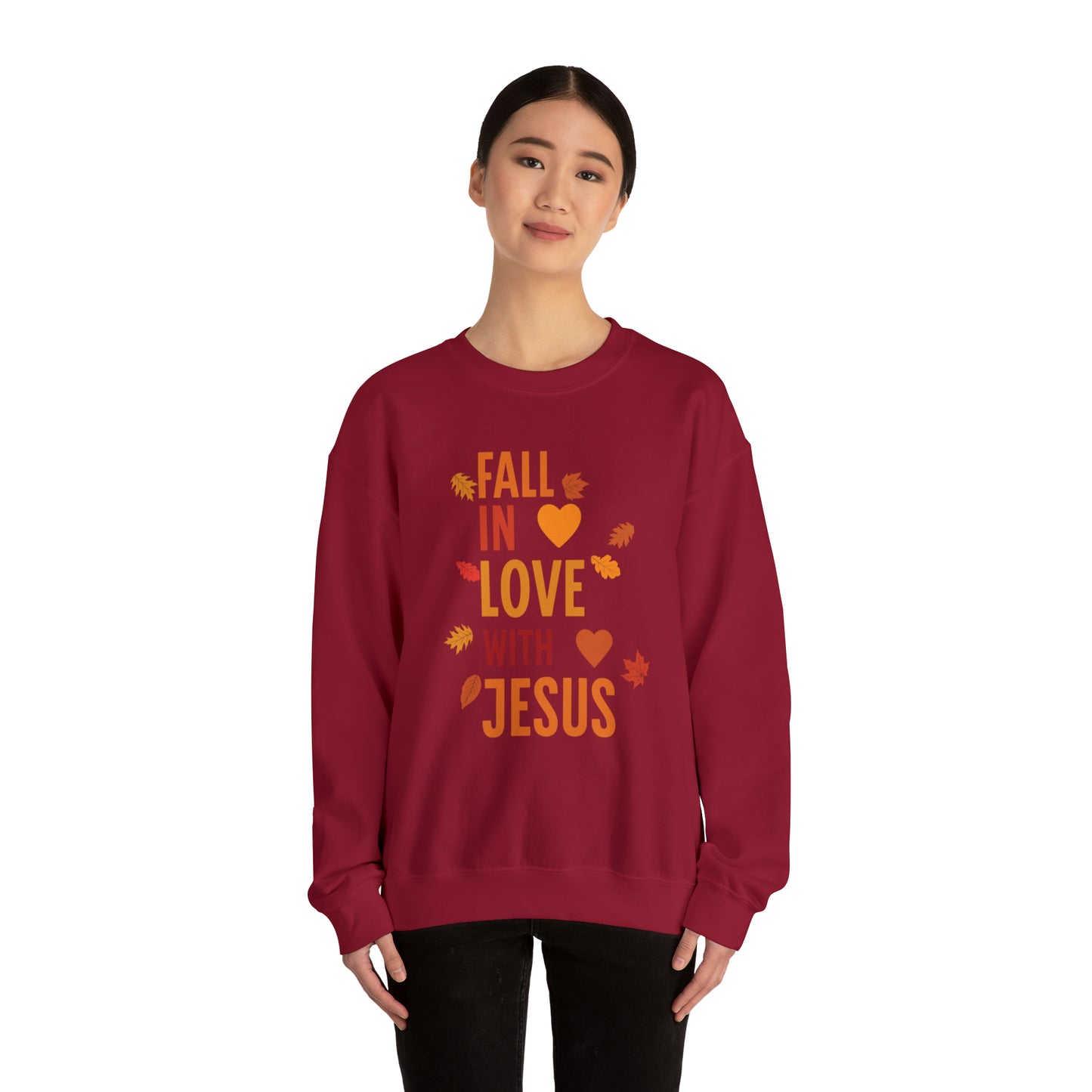 Fall In Love With Jesus-Sweatshirt