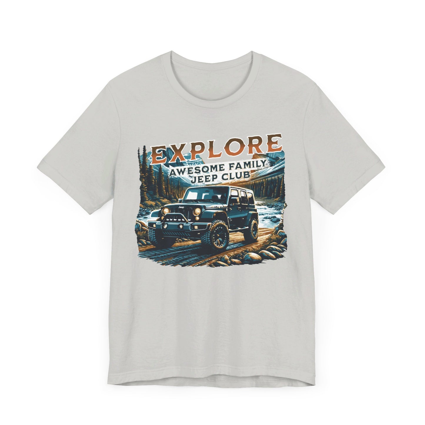 EXPLORE Awesome Family Jeep Club-T-Shirt