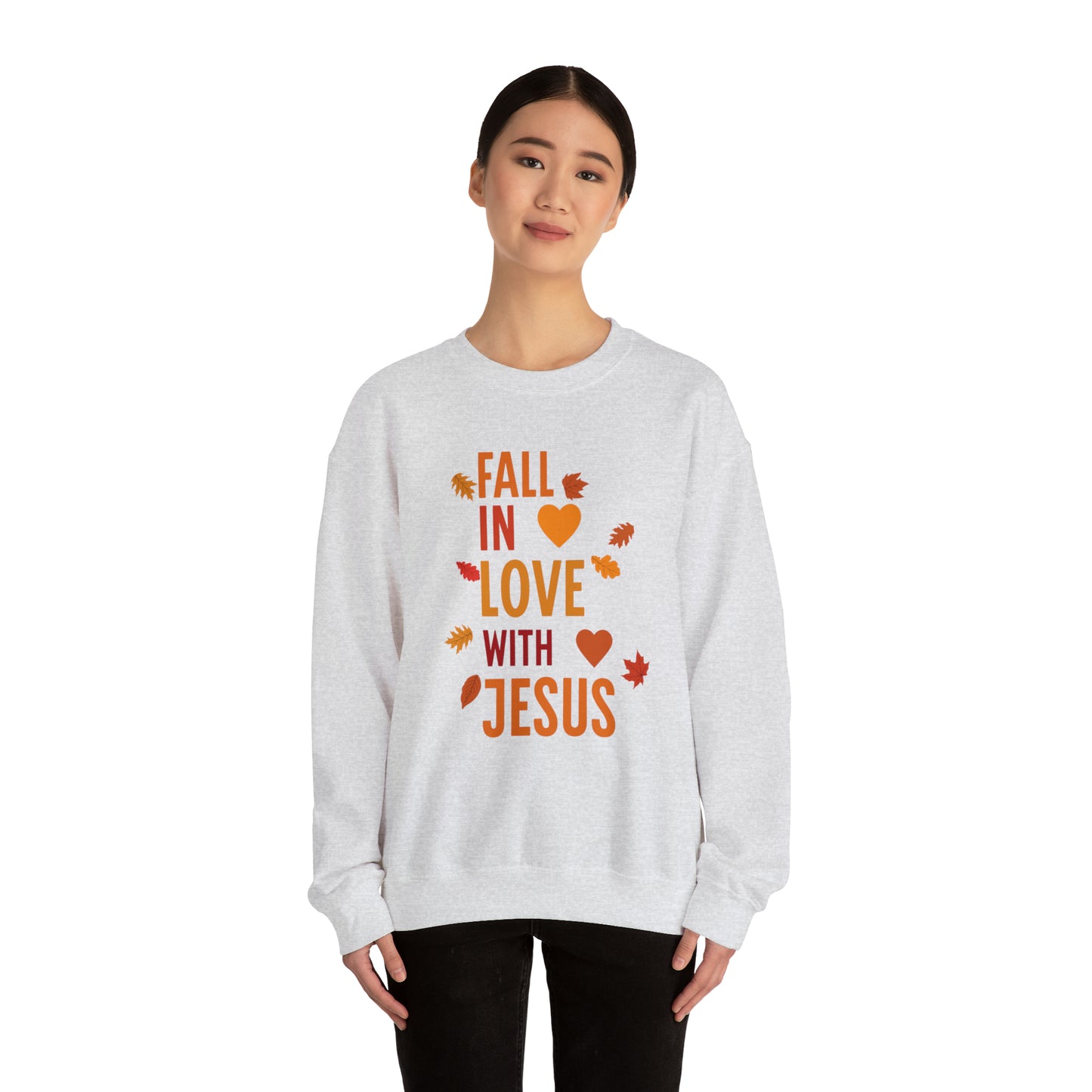 Fall In Love With Jesus-Sweatshirt