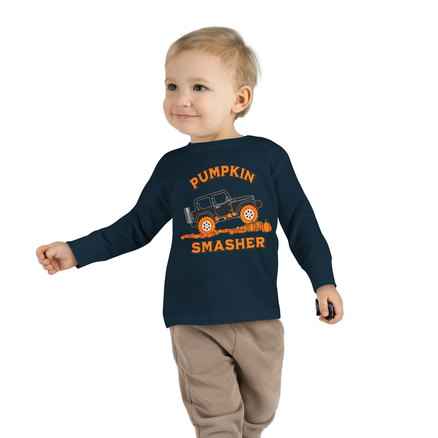 Pumpkin Smasher-Toddler Long Sleeve