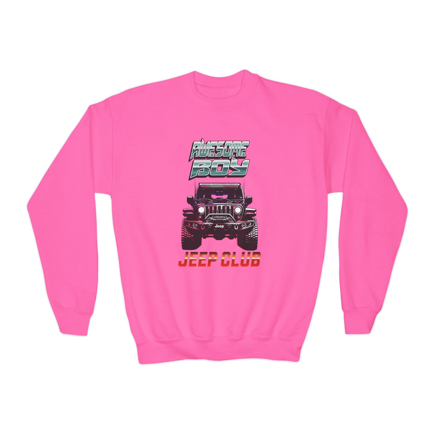 Awesome Boy Jeep Club Youth Sweatshirt