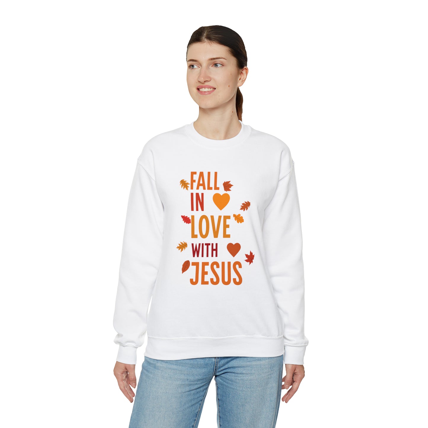 Fall In Love With Jesus-Sweatshirt