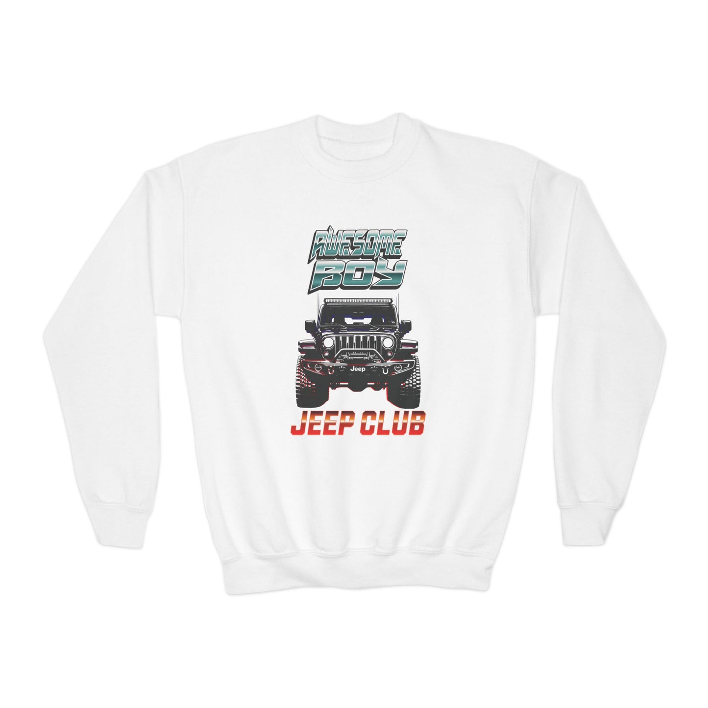 Awesome Boy Jeep Club Youth Sweatshirt