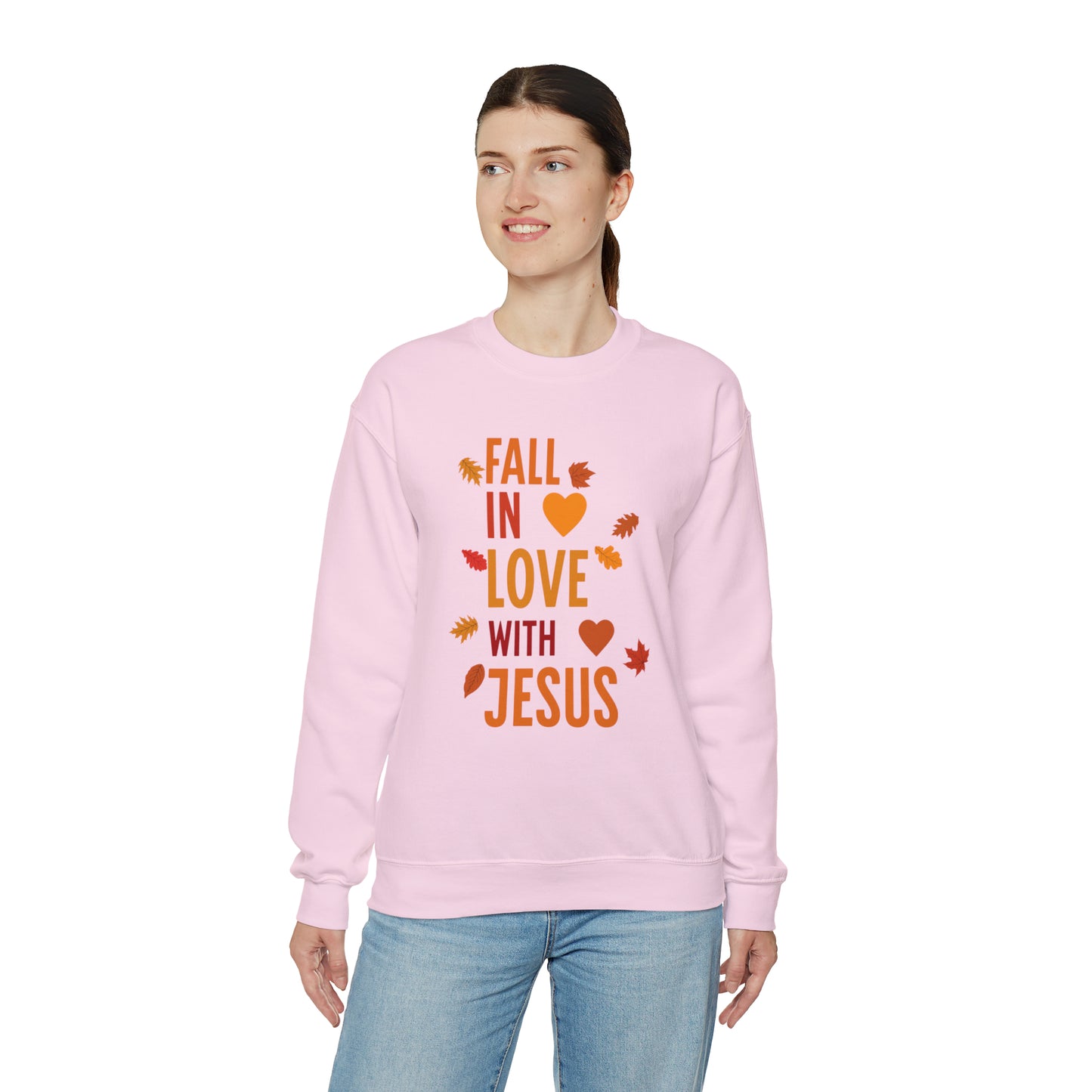 Fall In Love With Jesus-Sweatshirt