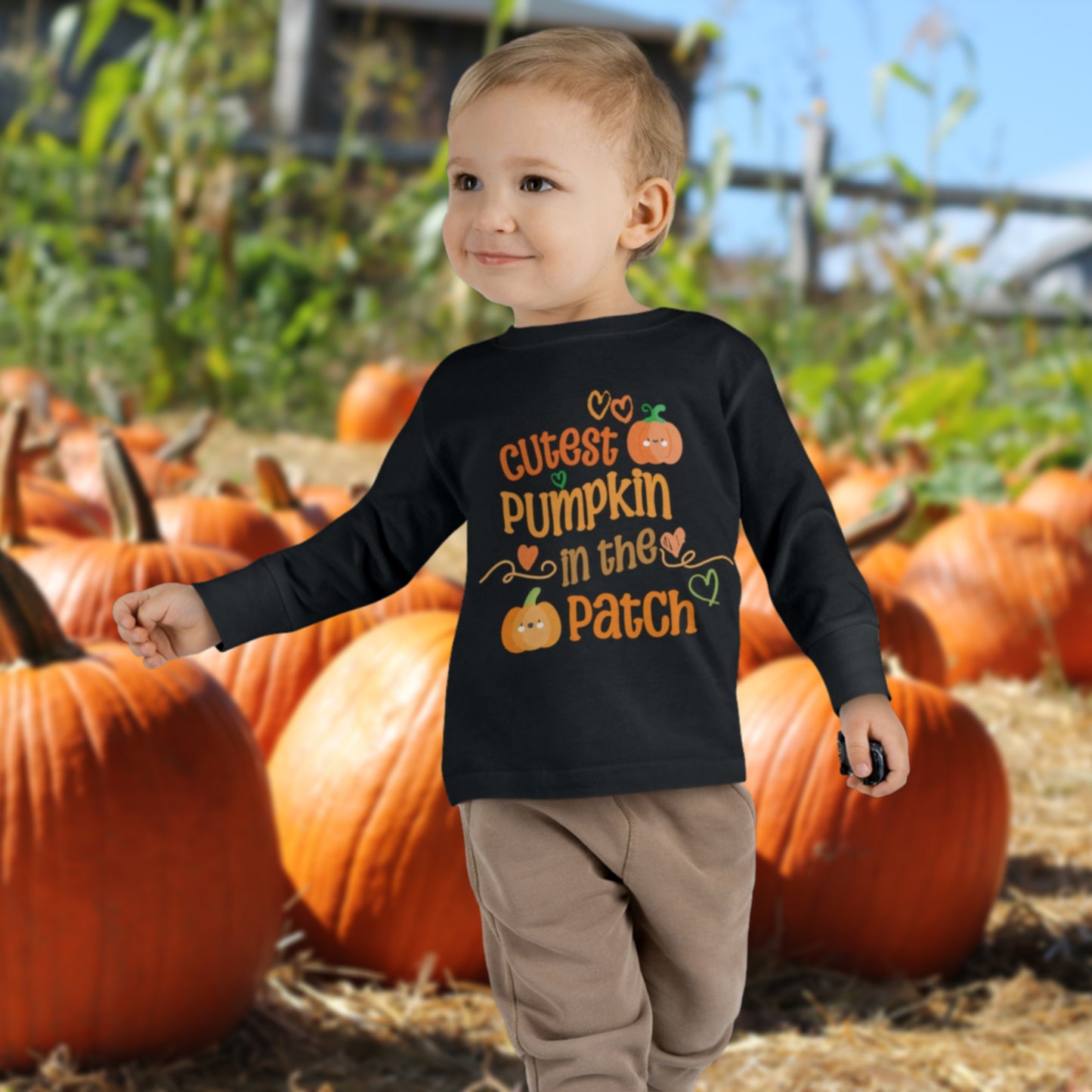 Cutest Pumpkin In The Patch-Toddler Long Sleeve