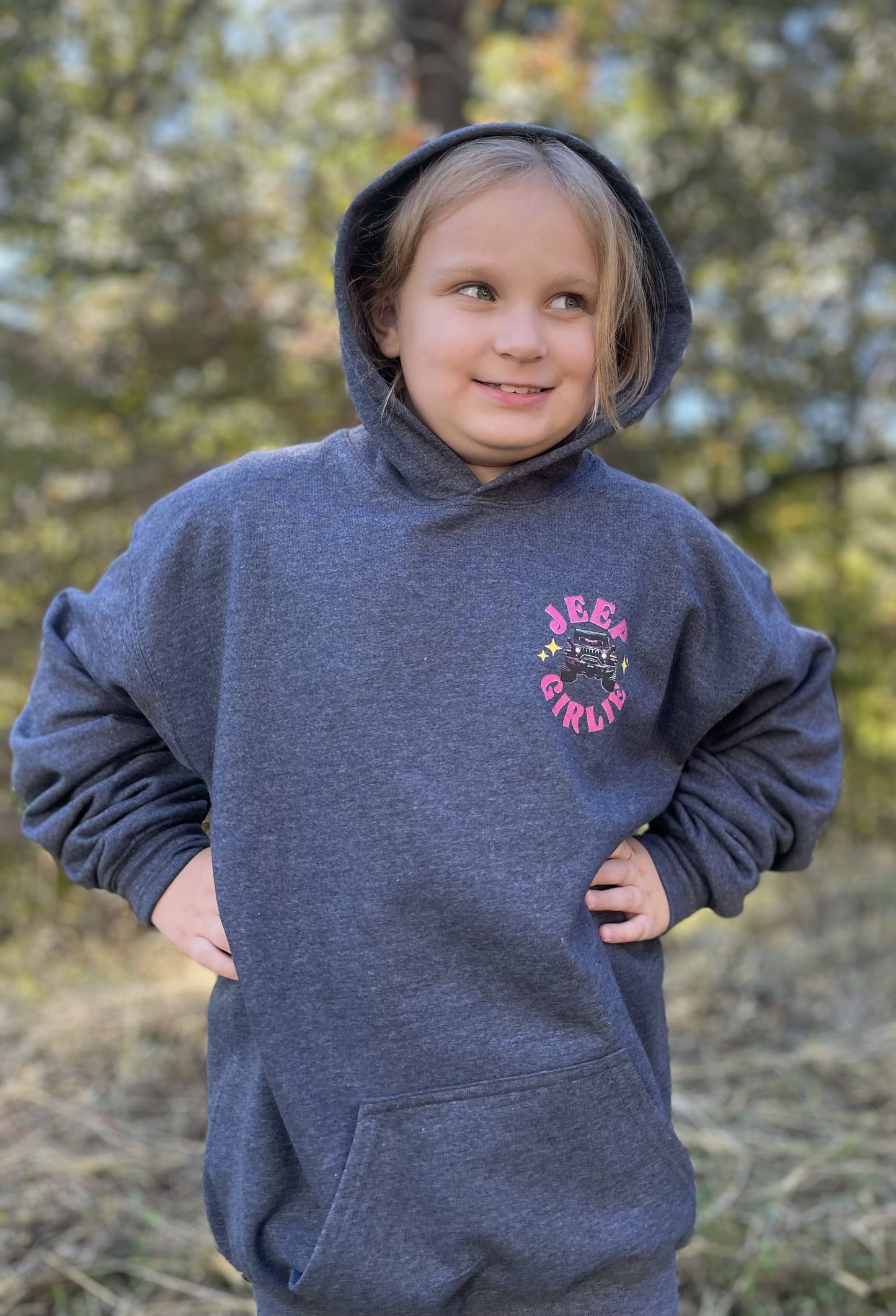 Awesome Girl Jeep Club Youth Hoodie