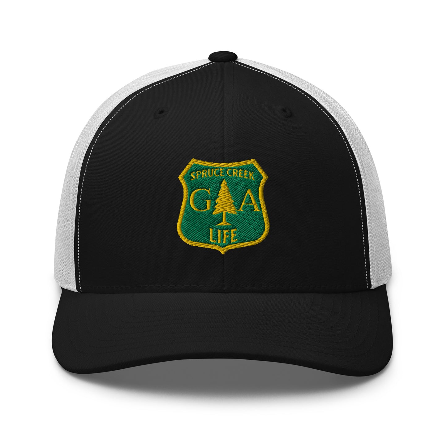 Spruce Creek Life Forest Shield Net Snapback