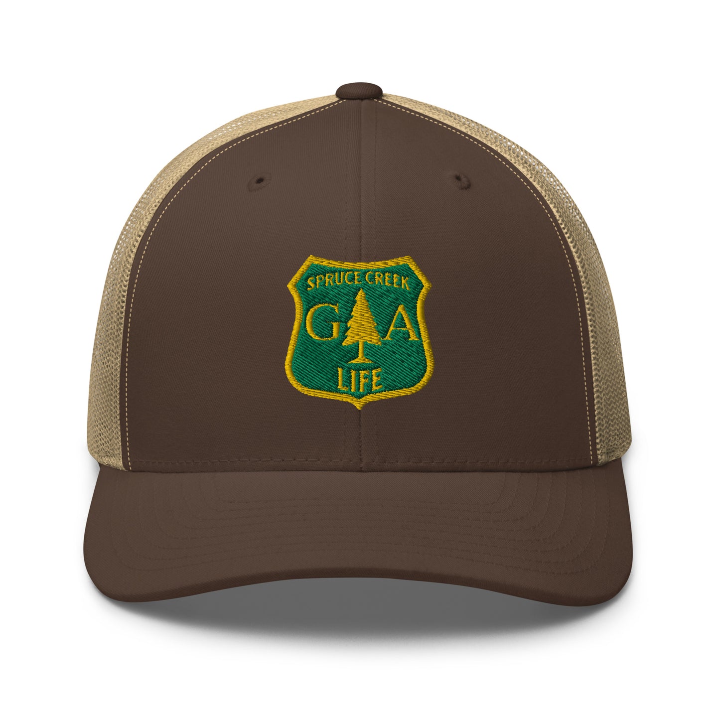 Spruce Creek Life Forest Shield Net Snapback