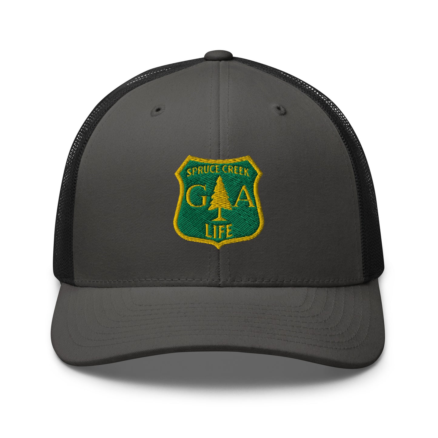 Spruce Creek Life Forest Shield Net Snapback