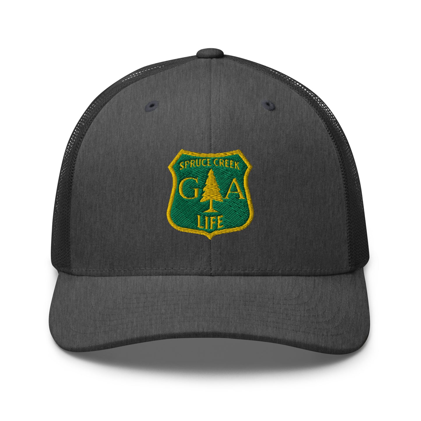 Spruce Creek Life Forest Shield Net Snapback