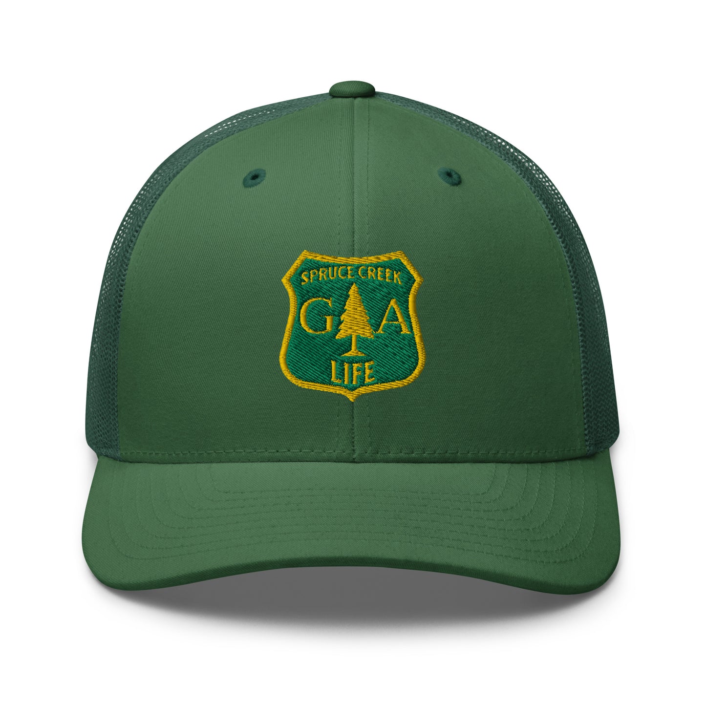 Spruce Creek Life Forest Shield Net Snapback