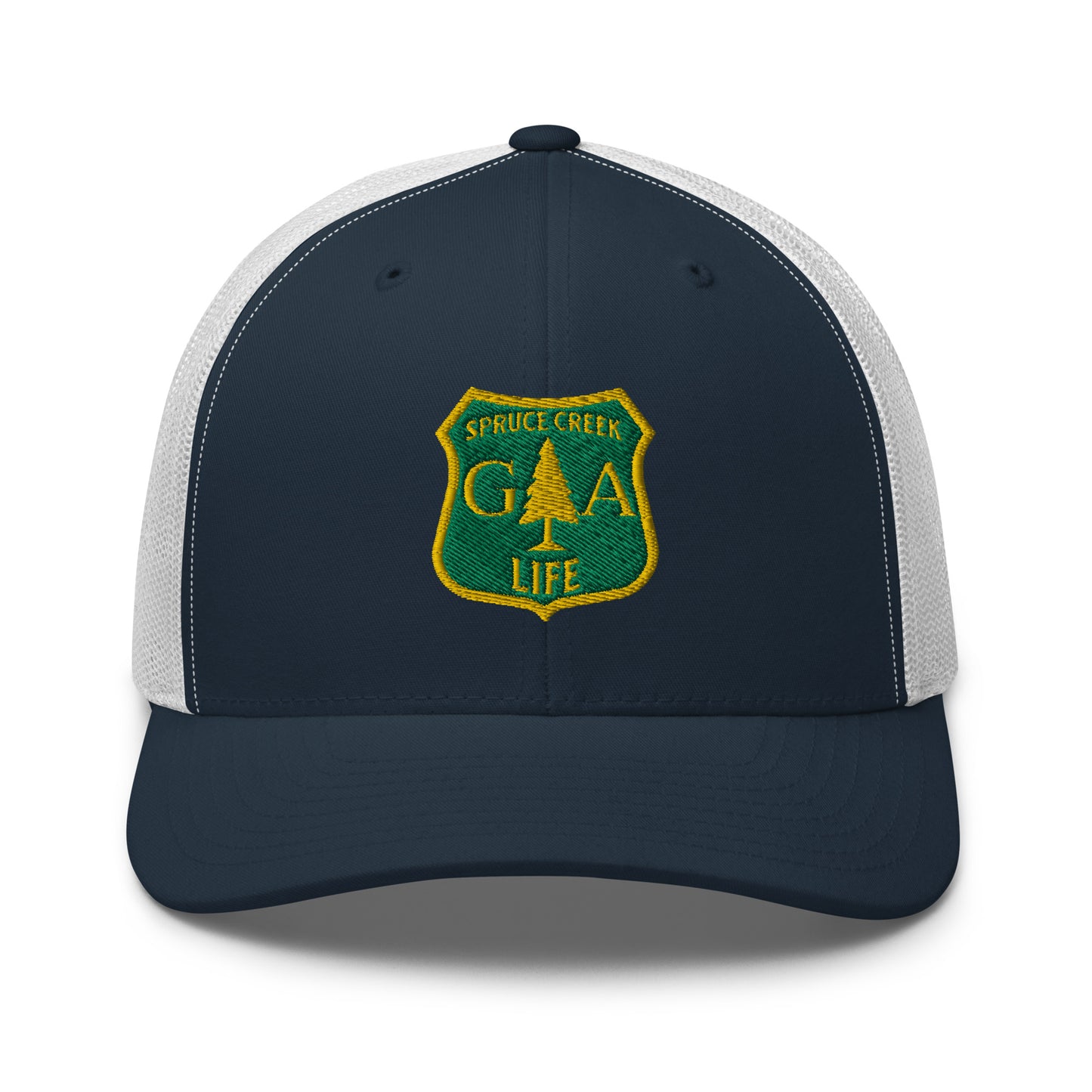 Spruce Creek Life Forest Shield Net Snapback