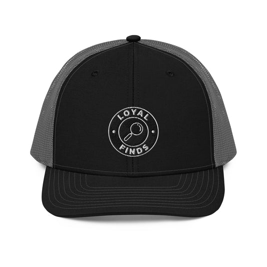 Loyal Finds Spy Glass Black Trucker Net Snapback