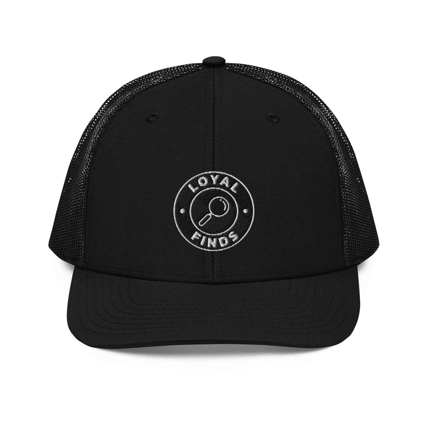 Loyal Finds Spy Glass Black Trucker Net Snapback