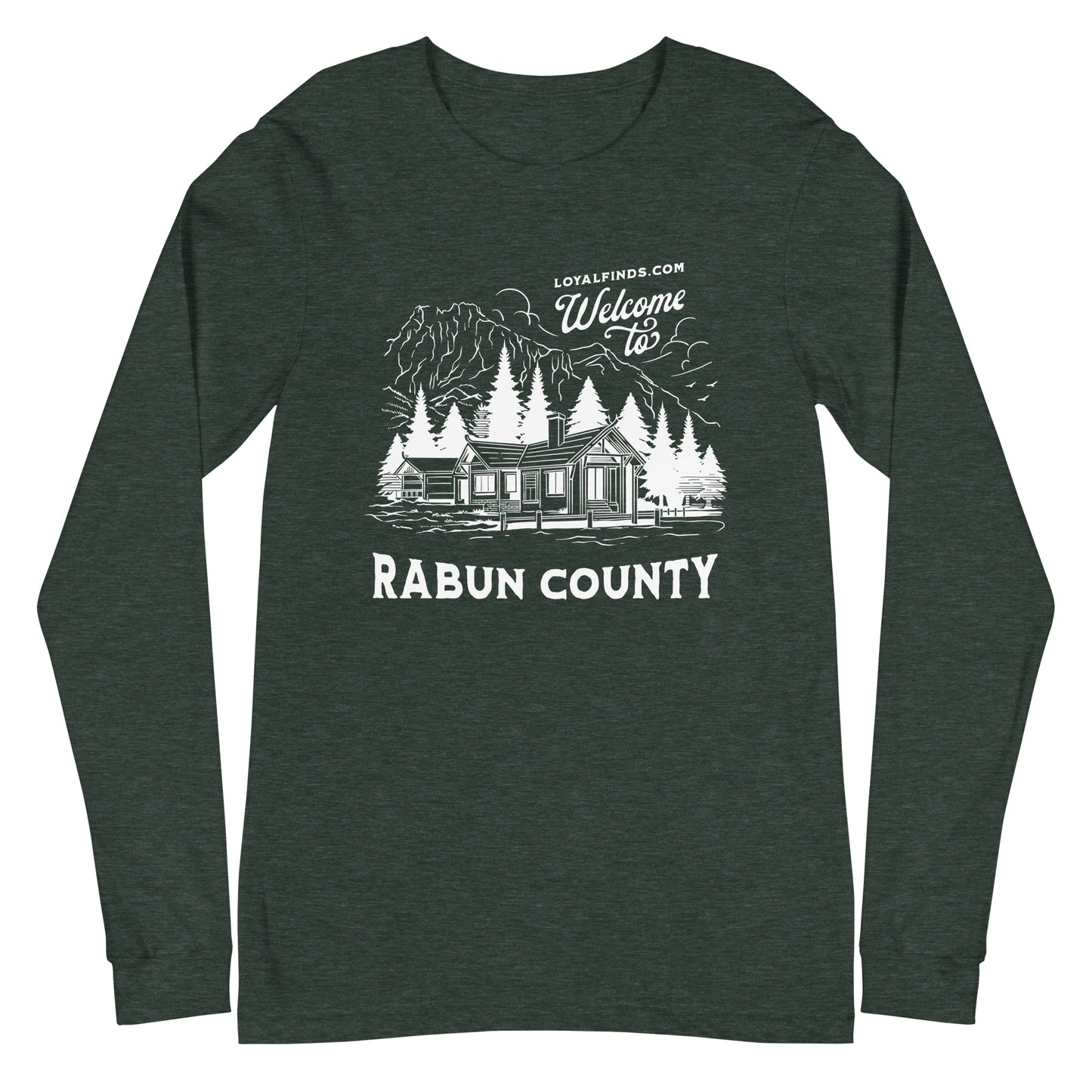 Welcome to Rabun Co-Lake House-Unisex Long Sleeve Tee