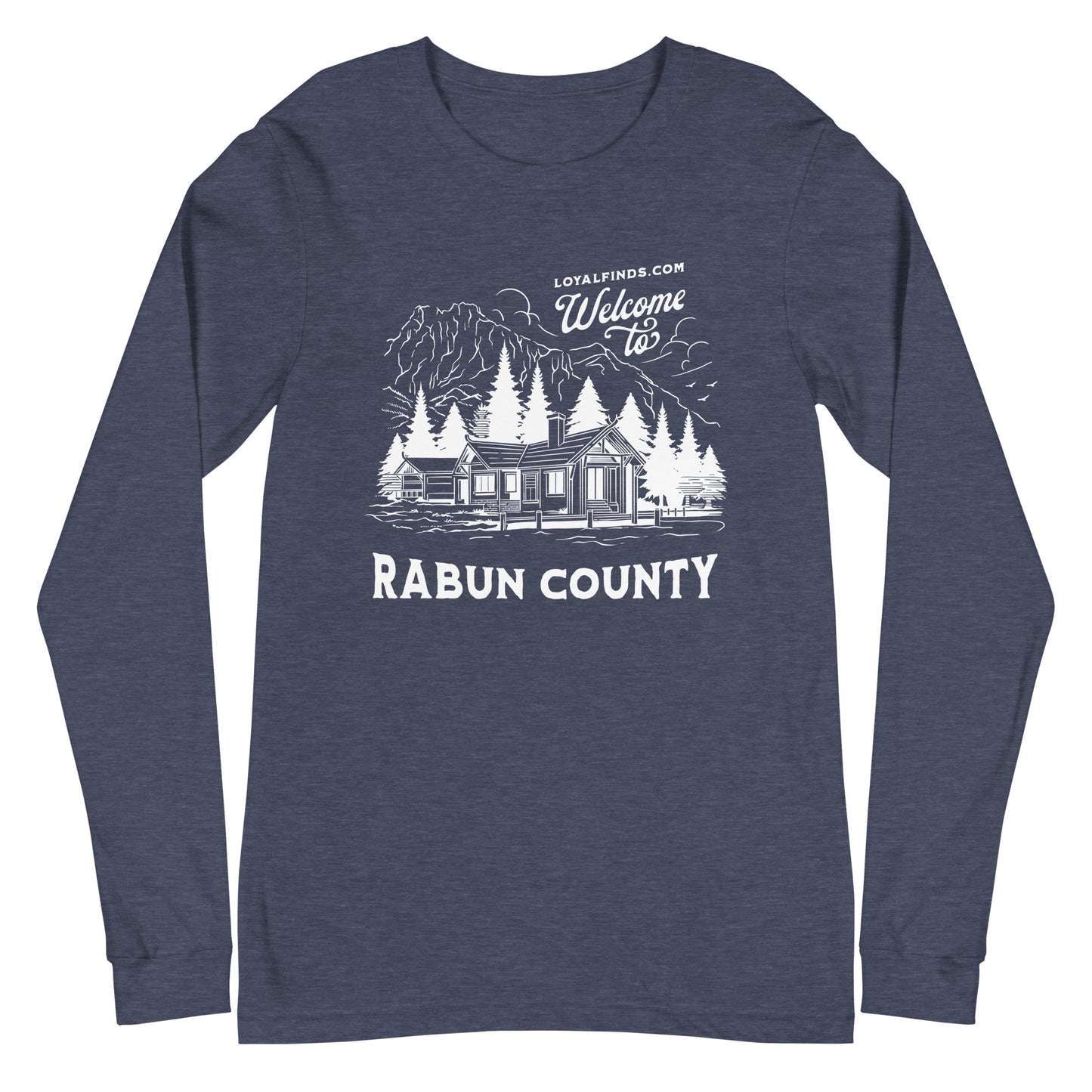 Welcome to Rabun Co-Lake House-Unisex Long Sleeve Tee