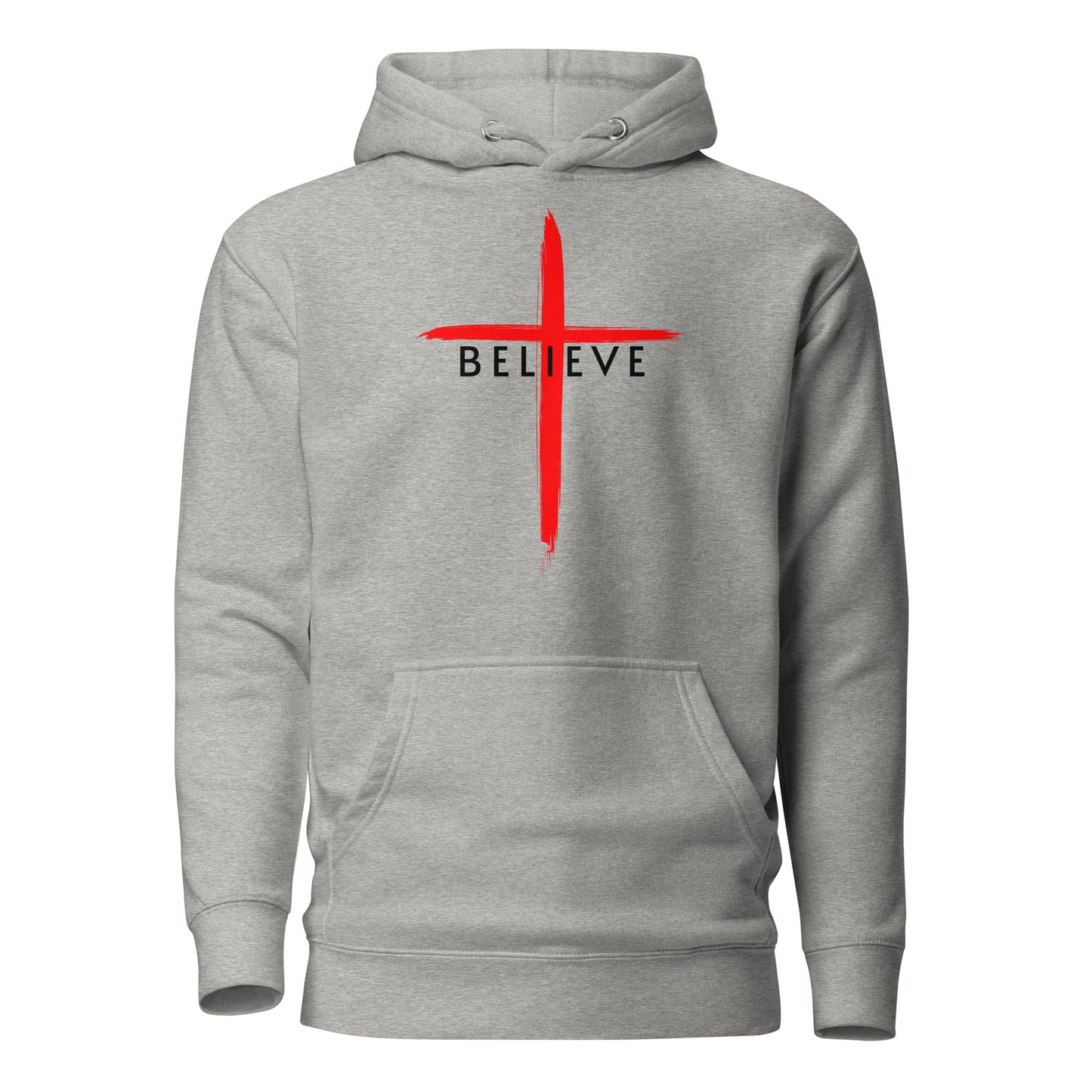 Believe Black Letter Hoodie