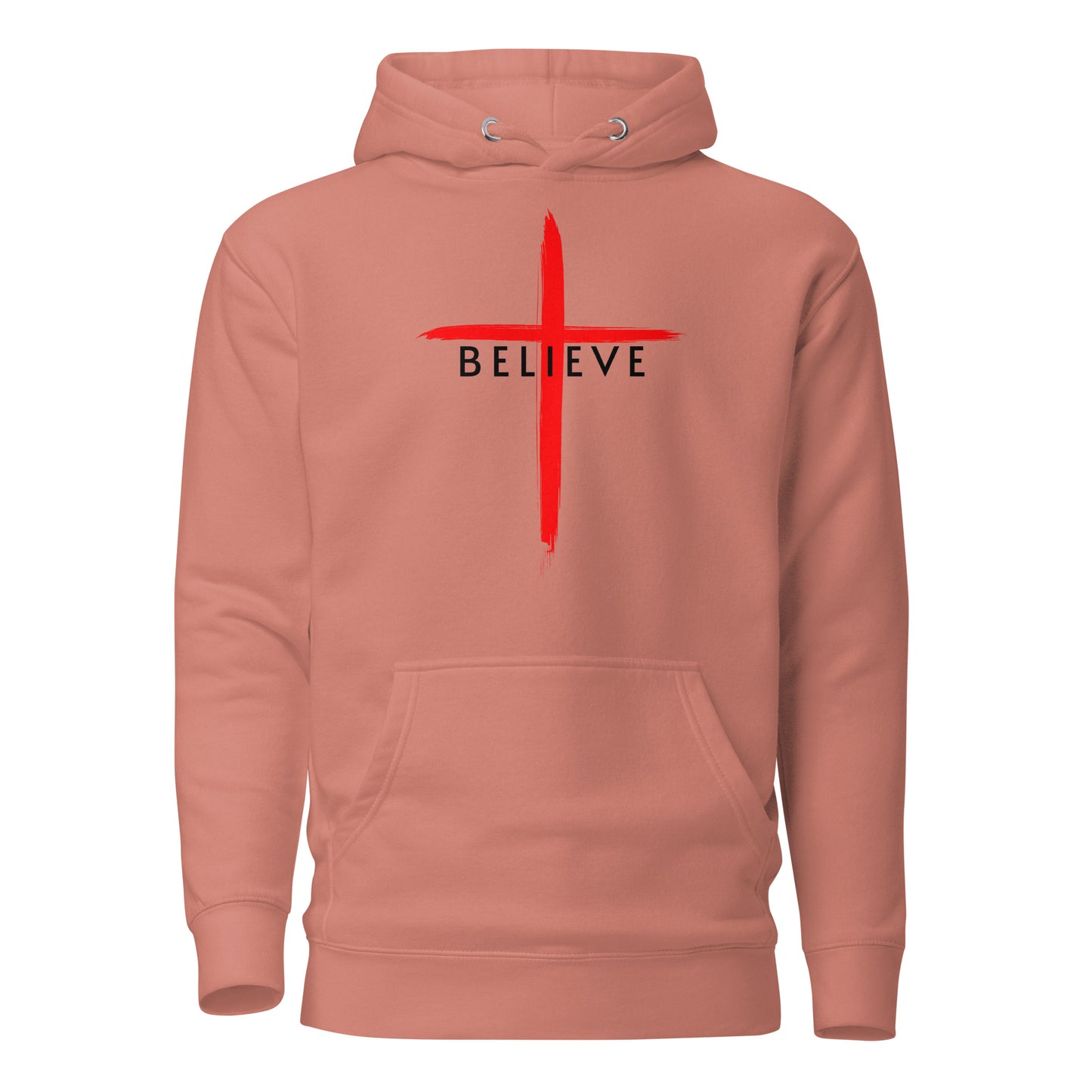 Believe Black Letter Hoodie