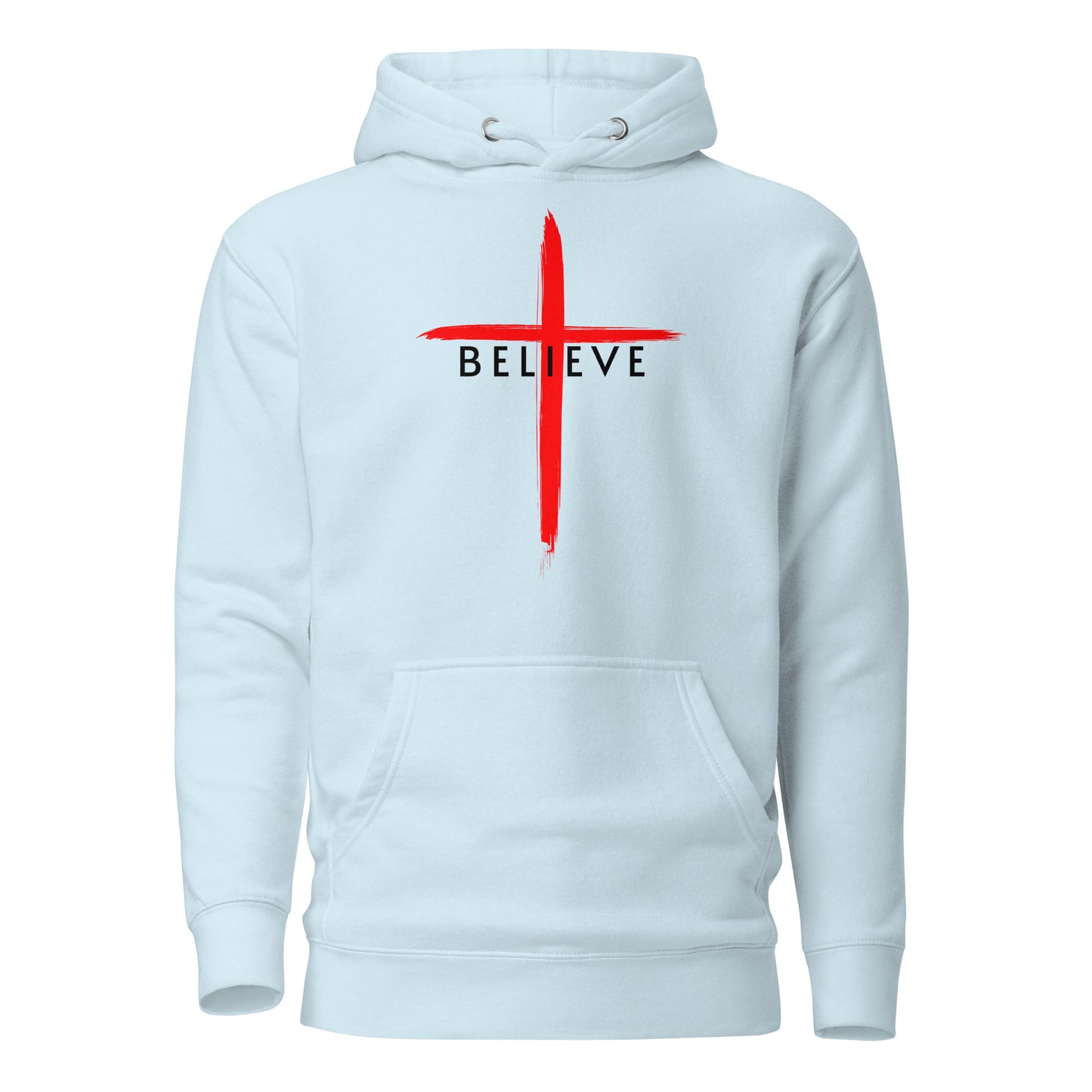 Believe Black Letter Hoodie