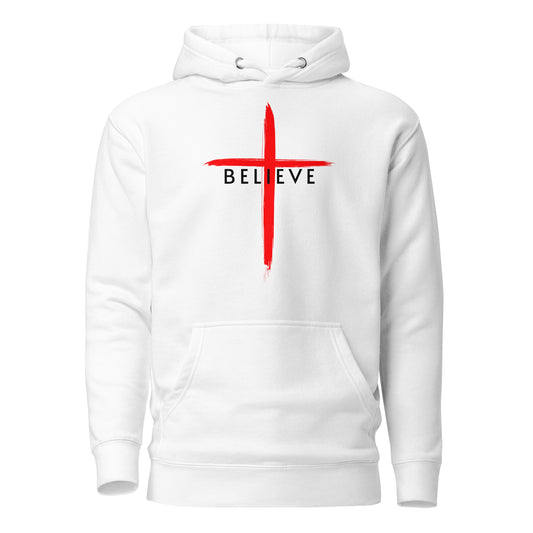 Believe Black Letter Hoodie