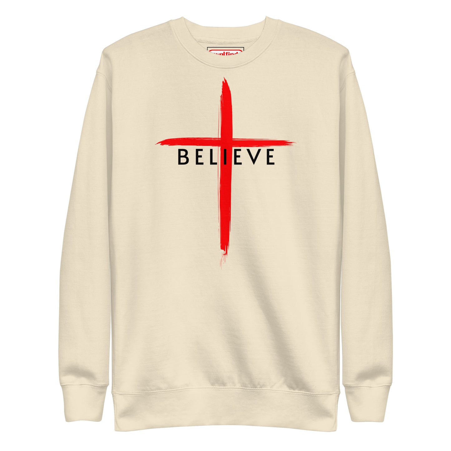 Believe Black Letter Sweatshirt